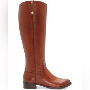 NEW I.N.C. International Concepts Fawne Cognac Leather Riding Boots 8.5